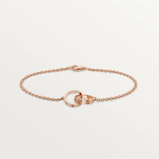 [Elitejewels] LIEBE ARMBAND DOPPELRING