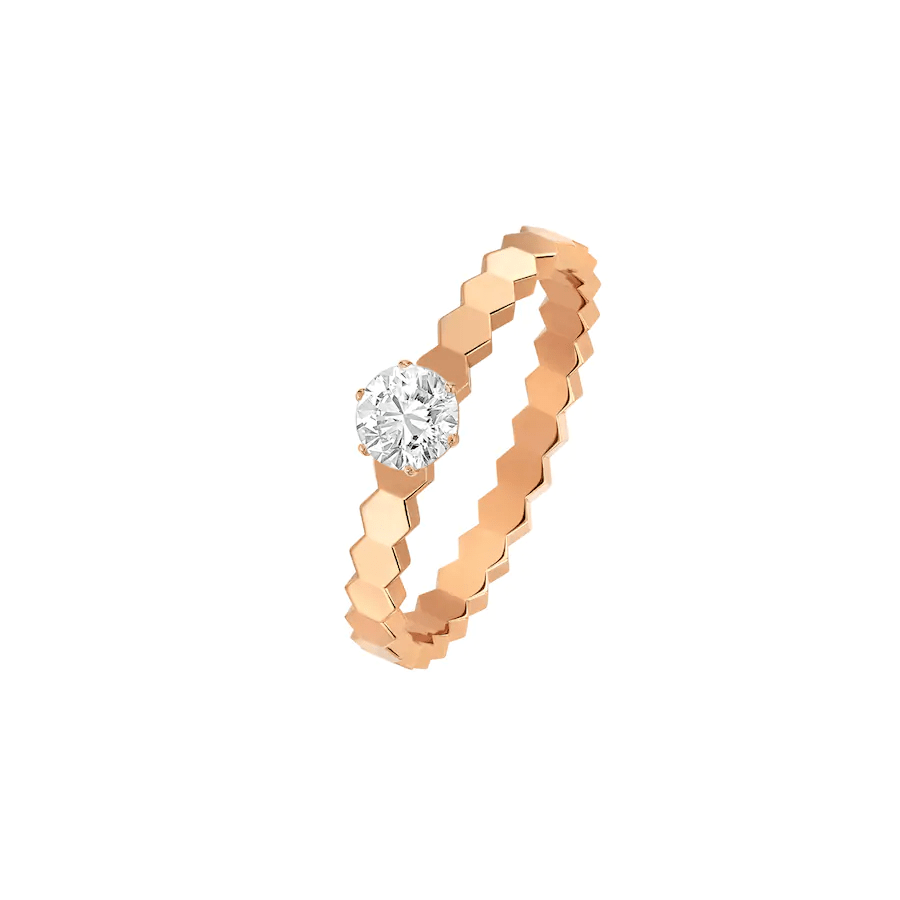 [Elitejewels] BIENENLIEBE RING ROSA GOLD 1 DIAMANT