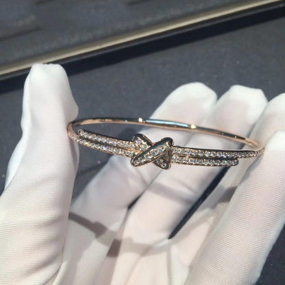 [Elitejewels]JEUX DE BRACELET DIAMONDS PINK GOLD