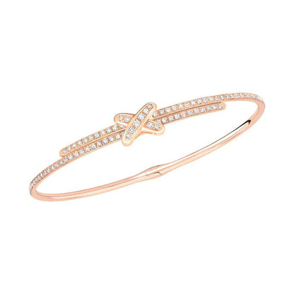 [Elitejewels]JEUX DE BRACELET DIAMONDS PINK GOLD