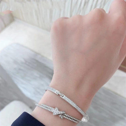 [Elitejewels]JEUX DE ARMBAND DIAMANTEN SILBER