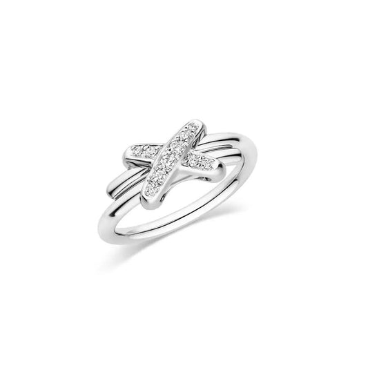 [Elitejewels]JEUX DE SILVER DIAMOND RING