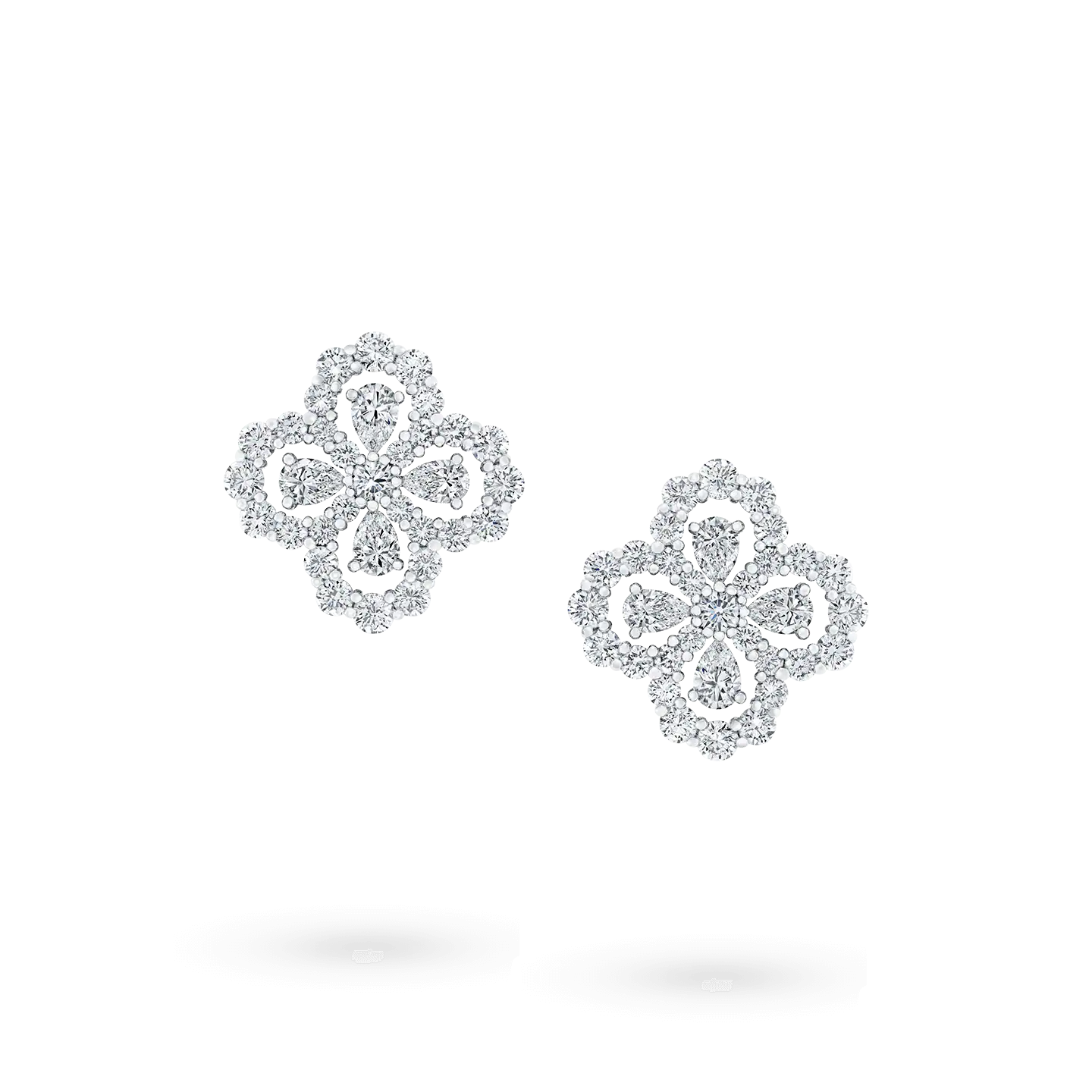 [Elitejewels] LOOP-OHRRINGE VOLLMOTIV DIAMANT 16MM SILBER