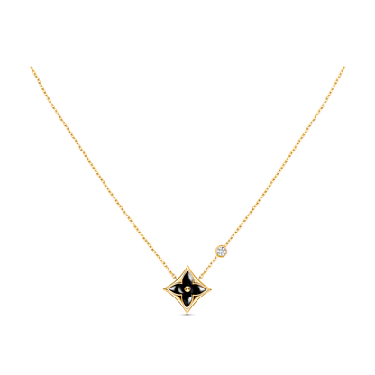 [Elitejewels]HALSKETTE MIT SCHWARZEM STERN