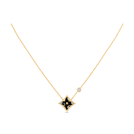[Elitejewels]HALSKETTE MIT SCHWARZEM STERN