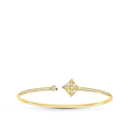 [Elitejewels]LV IDYLLE GOLD OFFENES ARMBAND MIT DIAMANTEN