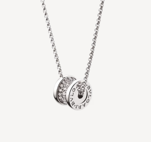 [Elitejewels]ZERO 1 SILVER DIAMOND NECKLACE