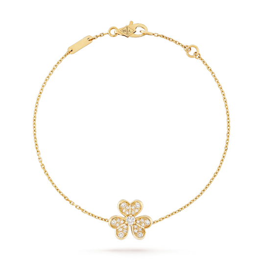 [Elitejewels]FRIVOLE GOLD BLUMEN DIAMANT ARMBAND