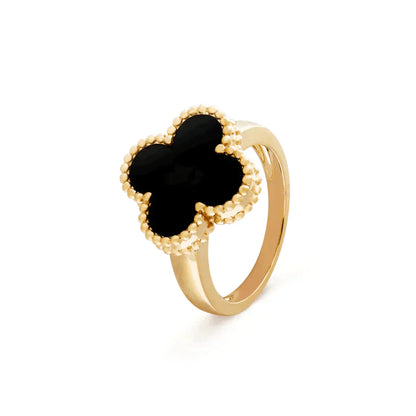 [Elitejewels]クローバーオニキスリング