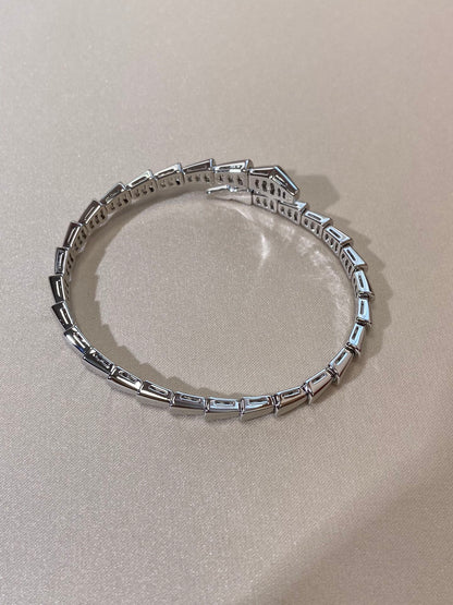 [Elitejewels]SERPENTI VIPER SILVER BRACELET