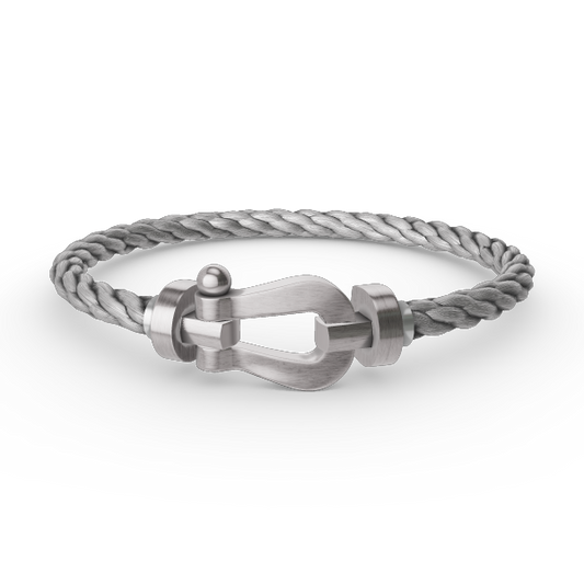 [Elitejewels]FORCE LARGE HORSESHOE NO DIAMOND BRACELET SILVER