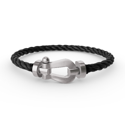 [Elitejewels]FORCE GROSSES HUFEISENARMBAND OHNE DIAMANT SILBER
